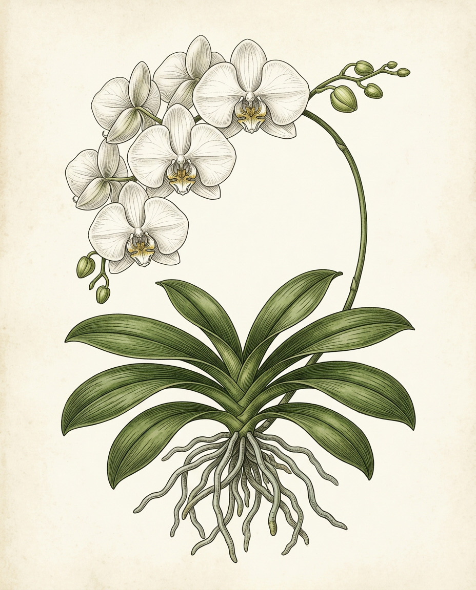 White Phalaenopsis
